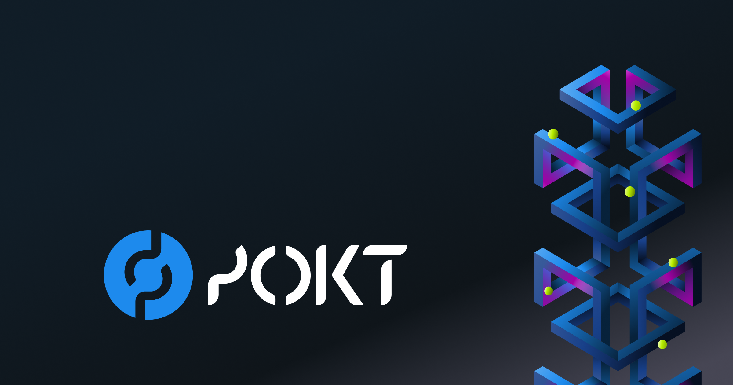 POKT Logo with blue color background